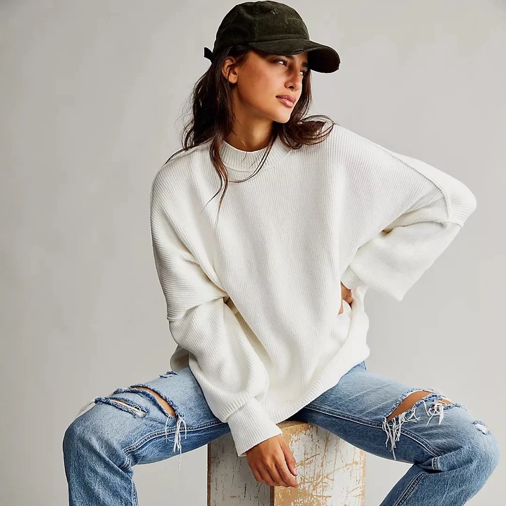 Free People White Easy Street Tunic!!